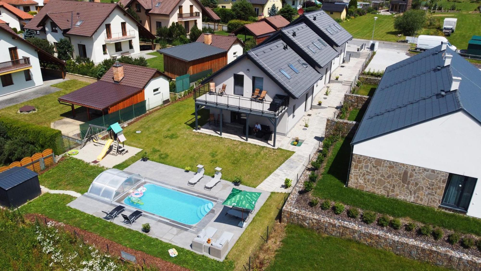 Apartmanove Domy Lipno 1 Frymburk Bagian luar foto