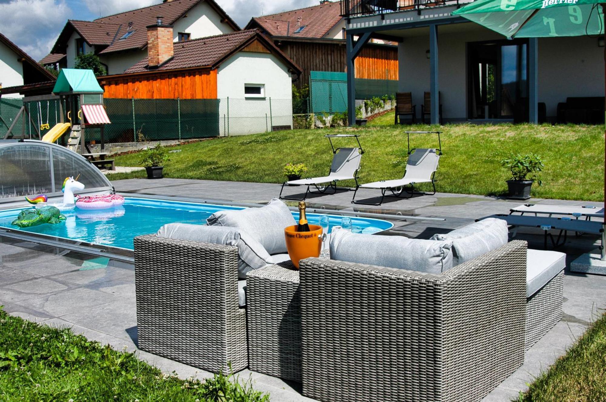 Apartmanove Domy Lipno 1 Frymburk Bagian luar foto